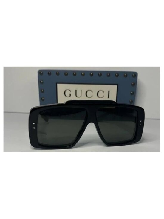 ? - Authentic Gucci Grey Shield Unisex Sunglasses GG1369S 001 main image 6